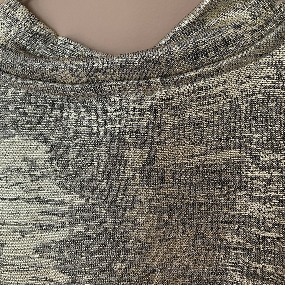 NWT Anthropologie Postmark Mock Neck Metallic Shimmer Sleeveless Top - size XS - Picture 7 of 13